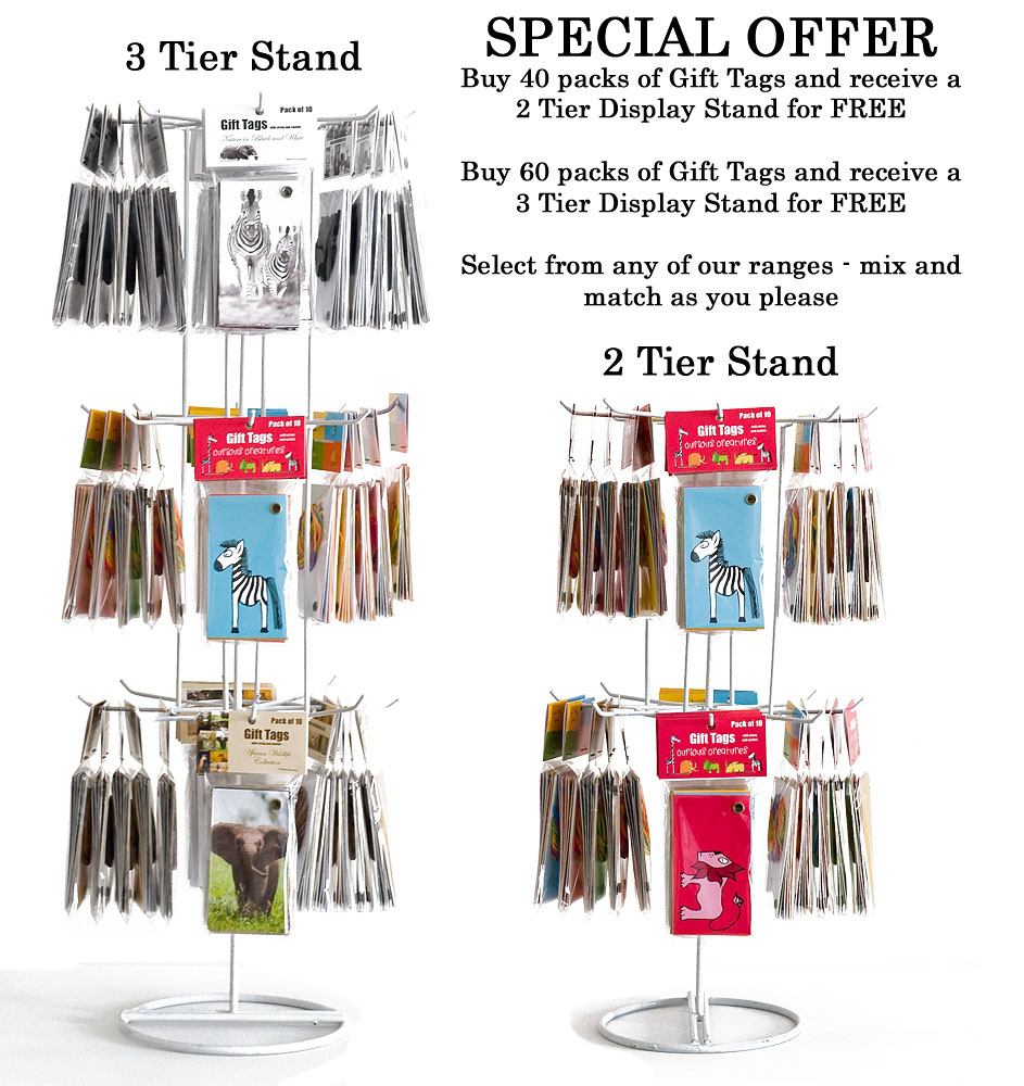 Gift Tag Display Stand Special Offer