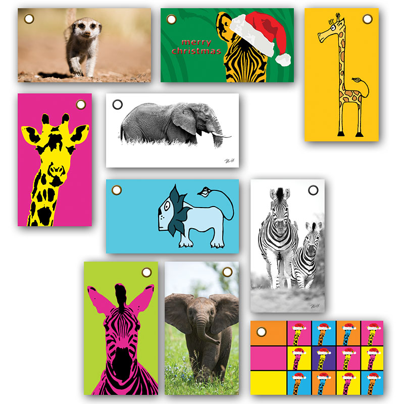 Examples of Gift Tags by Creative Nature